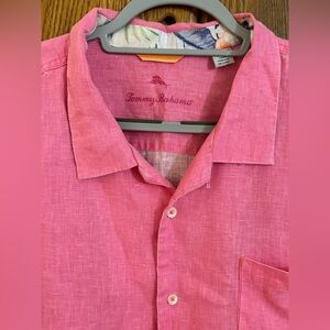 Tommy Bahama Vibrant Pink Button-Down Shirt